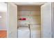 Laundry Closet with full size washer and dryer at 2214 Lake Pointe Cir, Roswell, GA 30075