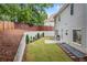Well-maintained backyard featuring a lush lawn, privacy fence, and manicured landscaping with patio space at 2711 Brookefield Nw Ln, Kennesaw, GA 30152