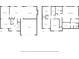 Home floor plan showing the layout of both floors, indicating rooms and dimensions and other features at 2711 Brookefield Nw Ln, Kennesaw, GA 30152