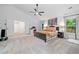 Spacious main bedroom features a ceiling fan, carpeted floors, and ample natural light at 2711 Brookefield Nw Ln, Kennesaw, GA 30152