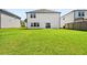 Large, level backyard with freshly cut grass, perfect for outdoor activities and relaxation at 4720 Dufour Dr, Lilburn, GA 30047
