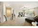Upstairs bonus room with carpet and a window dressed with curtains at 4720 Dufour Dr, Lilburn, GA 30047