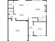 First floor plan with kitchen, living room, dining area, office, garage, pantry and bathroom at 4720 Dufour Dr, Lilburn, GA 30047