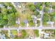 Aerial plat overview of the property including lot size, address, approximate lot lines, and location of sheds at 2657 John Petree Rd, Powder Springs, GA 30127