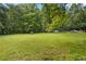 Lush front yard with ample green space and mature trees, perfect for outdoor activities and relaxation at 12728 Bells Ferry Rd, Canton, GA 30114