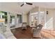 Bright and airy sunroom with a vaulted ceiling and lots of natural light at 220 Broadmoor Dr, Fayetteville, GA 30215