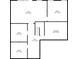 Basement floorplan showcasing the layout of multiple rooms and storage spaces at 520 Edgemore Rd, Canton, GA 30114