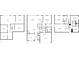 Three floorplans including basement, main floor, and upper floor layouts at 520 Edgemore Rd, Canton, GA 30114