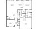 Main floorplan featuring an open-concept layout connecting the living room, dining area, and kitchen at 520 Edgemore Rd, Canton, GA 30114