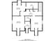 Second floor plan featuring bedrooms, baths, and hall at 7212 Avalon Dr, Douglasville, GA 30135