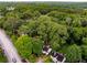 An aerial view of a house surrounded by lush greenery, emphasizing the peaceful, tree-lined neighborhood at 1981 N Decatur Ne Rd, Atlanta, GA 30307