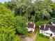 Aerial view of a charming home nestled among lush green trees, offering privacy and a serene setting at 1981 N Decatur Ne Rd, Atlanta, GA 30307