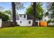 A lush backyard is framed by mature trees, creating an ideal space for outdoor relaxation and play at 1981 N Decatur Ne Rd, Atlanta, GA 30307
