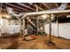 Unfinished basement with utilities, stairs and laundry hook-ups at 1981 N Decatur Ne Rd, Atlanta, GA 30307