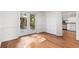 Bright kitchen area features sliding doors, modern cabinets and stainless steel appliances at 6 Stratford Hall Ne Pl, Atlanta, GA 30342