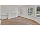 Bright office space with built-in cabinets, drawers, and a view of the outdoors at 895 Roxfield Ct, Buford, GA 30518