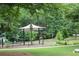 Community playground with a sun shelter, exercise equipment, and green spaces at 3175 West Manor Sw Cir, Atlanta, GA 30311
