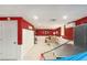 Finished basement featuring a ping pong table and recessed lighting at 324 Kibbee Rd, Mcdonough, GA 30252