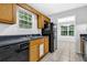 Kitchen area featuring ample counter space and oak cabinets at 10073 Dorothy Ct, Jonesboro, GA 30236