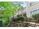 Exterior view of a building with manicured landscaping, stone accents, and mature trees at 2400 Cumberland Se Pkwy # 613, Atlanta, GA 30339