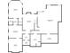 Basement layout showcases recreation and exercise rooms, with generous storage space, and multiple bathrooms at 5352 Lacosta Ln, Alpharetta, GA 30022