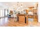 Spacious open-concept kitchen flows into the living area, offering the ideal space for cooking and gathering at 5352 Lacosta Ln, Alpharetta, GA 30022