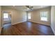 Bright bedroom with large windows and hardwood flooring at 96 Lexie Ct, Rockmart, GA 30153