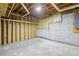 Unfinished basement showing the foundation and essential utilities, ready for customization at 1039 Megan Ct, Sugar Hill, GA 30518