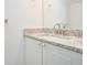 Bathroom featuring a granite countertop, white cabinets, and a mirror at 277 Ralph David Abernathy Sw Blvd, Atlanta, GA 30312