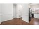 Kitchen featuring stainless steel appliances and a door at 277 Ralph David Abernathy Sw Blvd, Atlanta, GA 30312