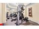 Home gym featuring modern exercise equipment and mirrored walls at 4670 Hamden Forest Sw Dr, Atlanta, GA 30331