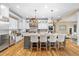 Spacious kitchen with a large island, seating, and stainless steel appliances at 4670 Hamden Forest Sw Dr, Atlanta, GA 30331