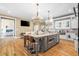 Island with seating and stainless steel appliances in this kitchen at 4670 Hamden Forest Sw Dr, Atlanta, GA 30331