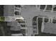 Aerial view of the townhome showcasing its well-kept landscaping and proximity to parking at 3155 Tarian Way, Decatur, GA 30034