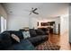 Inviting living room connected to the kitchen, featuring hardwood floors and ample natural light at 3155 Tarian Way, Decatur, GA 30034