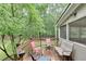Inviting deck space, great for enjoying outdoor living with seating and privacy at 3028 Towneside Ln, Woodstock, GA 30189