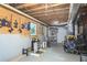 Unfinished basement with exposed ceiling, window, and room for storage and projects at 4409 Woodward Mill Rd, Sugar Hill, GA 30518