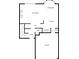 First floor plan showcasing the layout of the foyer, living room, kitchen, garage, and other rooms at 2545 Gatewater Ct, Cumming, GA 30040
