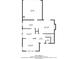 Detailed first floor plan showcasing kitchen, Gathering room, and living spaces at 4567 Parkway Cir, Atlanta, GA 30349