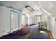 Upstairs hallway with hardwood floors and interesting paint trim at 507 Cross Creek Pt, Stone Mountain, GA 30087