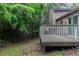 Back deck with trees and greenery, offering privacy at 4634 Garden Hills Dr, Stone Mountain, GA 30083