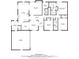 Detailed floorplan showcases the layout of the mudroom, kitchen, living room, bedrooms and primary suite at 1185 Wedgefield Sw Dr, Marietta, GA 30064