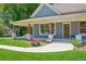 Charming home featuring a spacious covered porch with wooden pillars and a well-manicured lawn at 1382 6Th Ave, Auburn, GA 30011