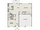 Spacious first-floor plan featuring a kitchen, dining area, Gathering room, and a two-car garage at 403 Bass Cir, Villa Rica, GA 30180