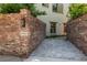 Brick wall leading to private pool area at 77 Delmont Ne Dr, Atlanta, GA 30305