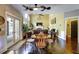 Open-concept space with living, dining, and access to backyard at 1501 Laurelhill Drive Southwest Dr, Lawrenceville, GA 30044