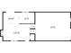 Floor plan showing the layout of the living room, dining area, kitchen, and garage at 2445 Hidden Creek Rd, Kennesaw, GA 30152