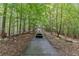 Scenic path through the trees with a golf cart at 615 Lovinggood Trl, Woodstock, GA 30189