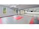 Garage featuring multi-colored flooring and an automatic door at 615 Lovinggood Trl, Woodstock, GA 30189
