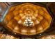 Detailed ceiling with decorative chandelier adds elegance and charm to the space at 816 Blackfoot Trl, Suwanee, GA 30024